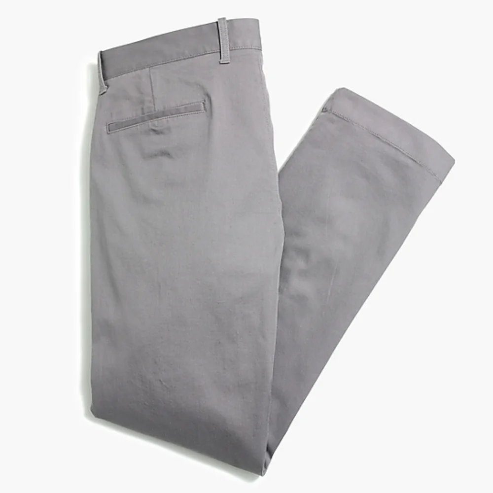 J. Crew Straight-fit flex khaki pant